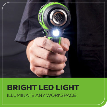 24V Cordless Battery Heat Gun w/ 4.0Ah Battery & Charger