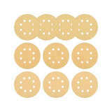 10PC 5" 8-Hole Hook and Loop Sanding Discs Pad Kit Random Orbit Sandpaper