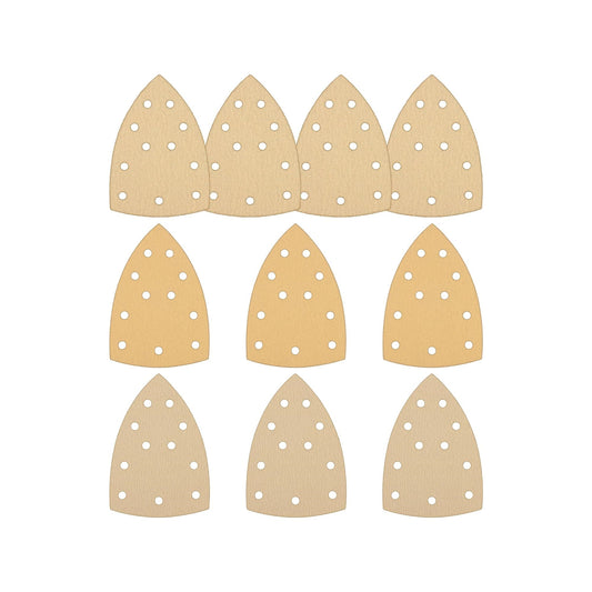 10PCS 5-1/2" Detail Sander Sanding Sheets