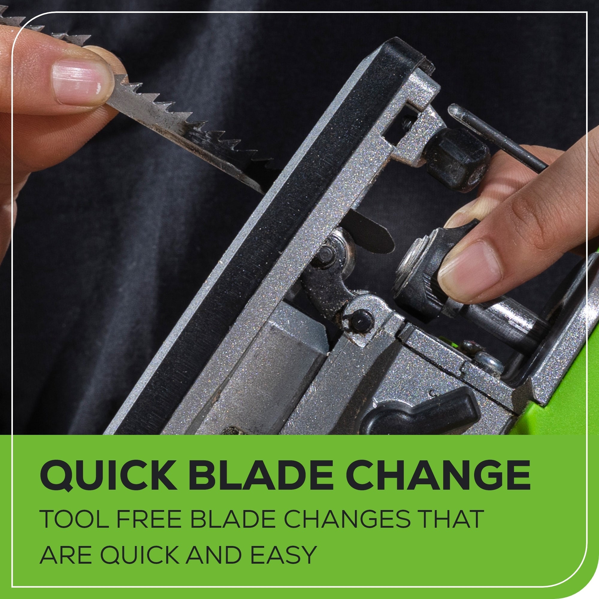 24V Cordless Battery Brushless Jig Saw w/ 2.0 Ah Battery & Charger