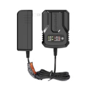 <h3>2A Charger</h3><p>Fully recharge your 2.0Ah battery in 60 minutes.</p>