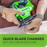 24V Cordless Battery Gen 2 Jig Saw  (Tool Only)