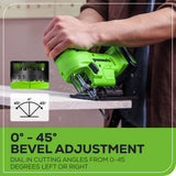 24V Cordless Battery Gen 2 Jig Saw  (Tool Only)