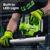 24V Cordless Battery Brushless Jig Saw, 1.5 Ah Battery and Charger