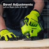 24V Cordless Battery Brushless Jig Saw, 1.5 Ah Battery and Charger