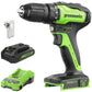 24V Cordless Battery Brushless 1/2" 310 in/lbs  Drill / Driver w/ (1) 2.0Ah Battery & Charger
