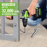 24V 1/2" 1240 in/lbs Hammer Drill w/ 4.0Ah Battery & Charger