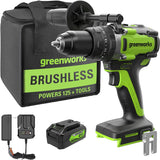 24V 1/2" 1240 in/lbs Hammer Drill w/ 4.0Ah Battery & Charger
