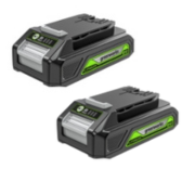 <h3>(2) 2.0Ah Battery</h3>