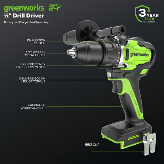 24V Cordless Battery 1/2