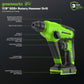 24V SDS 1.2J Brushless Rotary Hammer Drill & (3) 6" Drill Bits w/ 4.0Ah Battery and Charger