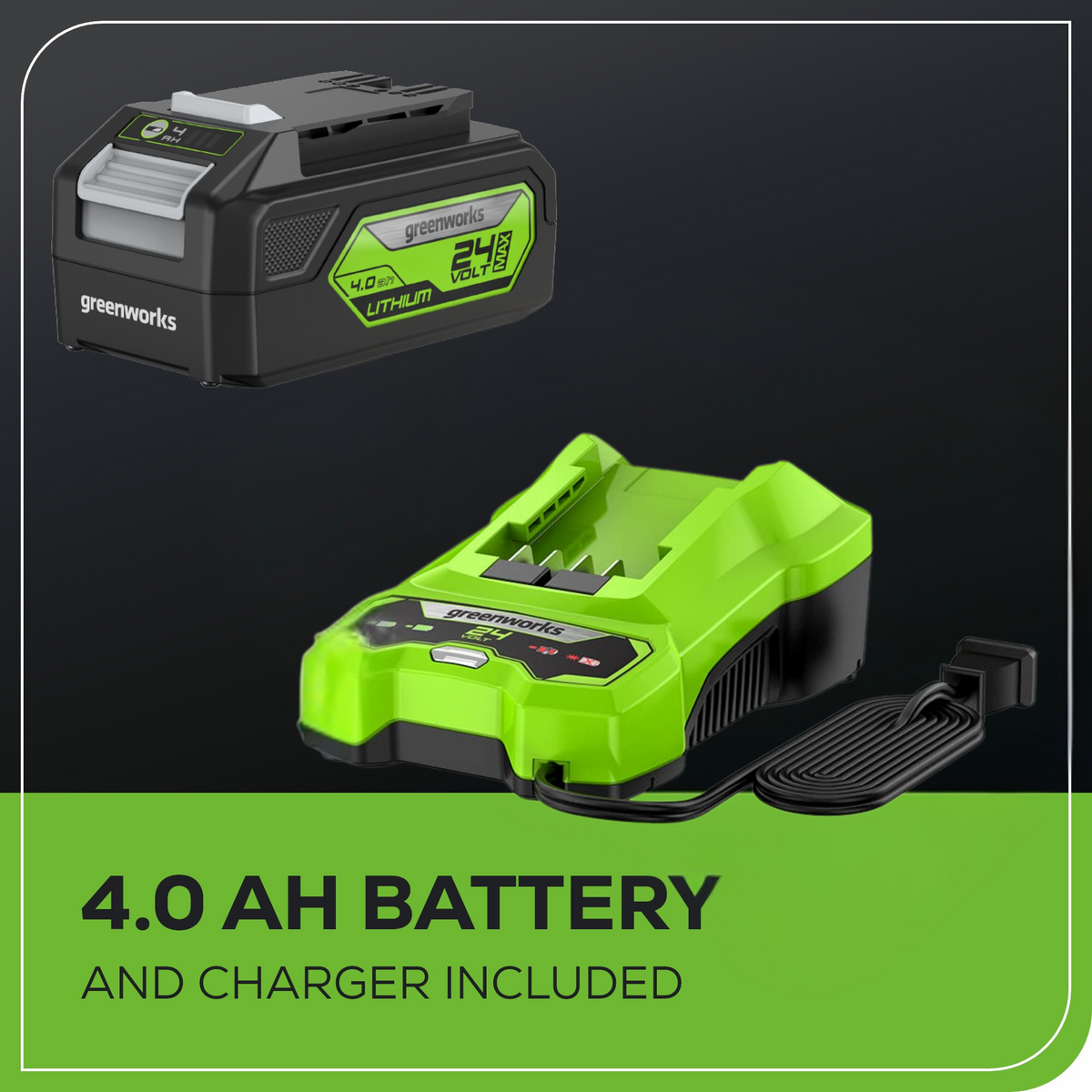 24V SDS-Plus 2J Brushless Rotary Hammer Drill w/ 4.0Ah USB Battery & Charger