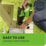 24V SDS-Plus 2J Brushless Rotary Hammer Drill w/ 4.0Ah USB Battery & Charger