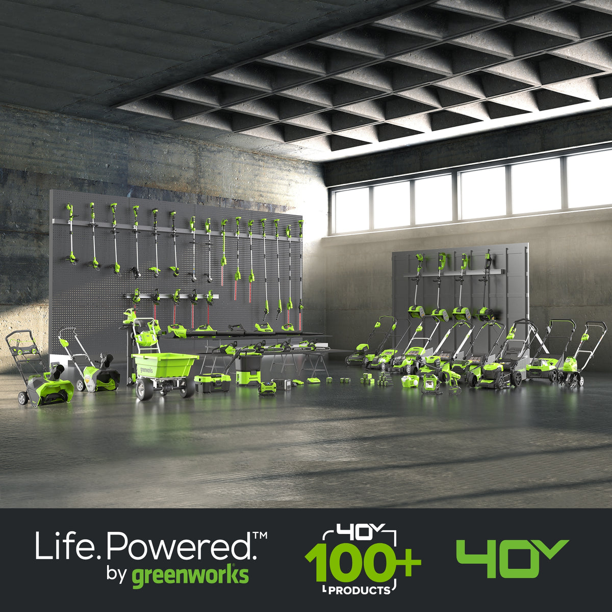 40V 710 CFM Cordless Battery Dual Port Backpack Blower w/ (2) 5.0Ah Battery & Charger