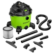 <h3>Corded 9-Gallon Wet/Dry Vacuum</h3><p>Includes:&nbsp;</p><ul><li>(<span style="color:#82bc00;">1</span>) Washable Filter</li><li>(<span style="color:#82bc00;">2</span>) Extension Wands</li><li>(<span style="color:#82bc00;">1</span>) Crevice Tool</li><li>(<span style="color:#82bc00;">1</span>) Utility Nozzle</li></ul>
