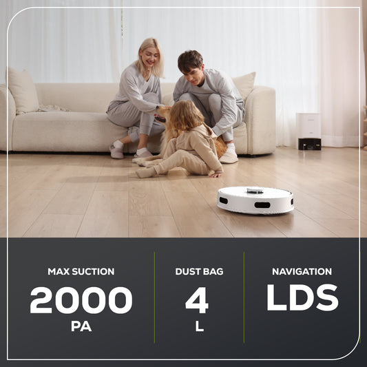 Self-Cleaning Smart App Controlled Robot Vacuum
