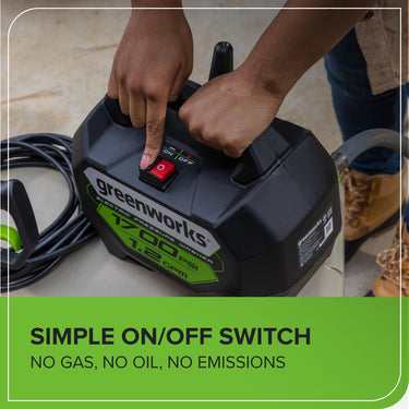 1700-PSI Hand Carry 1.2-GPM Electric Pressure Washer