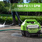 1800 PSI 1.1 GPM Cold Water Electric Pressure Washer