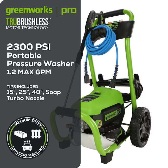 2300 PSI 1.2-GPM Cold Water Electric Pressure Washer