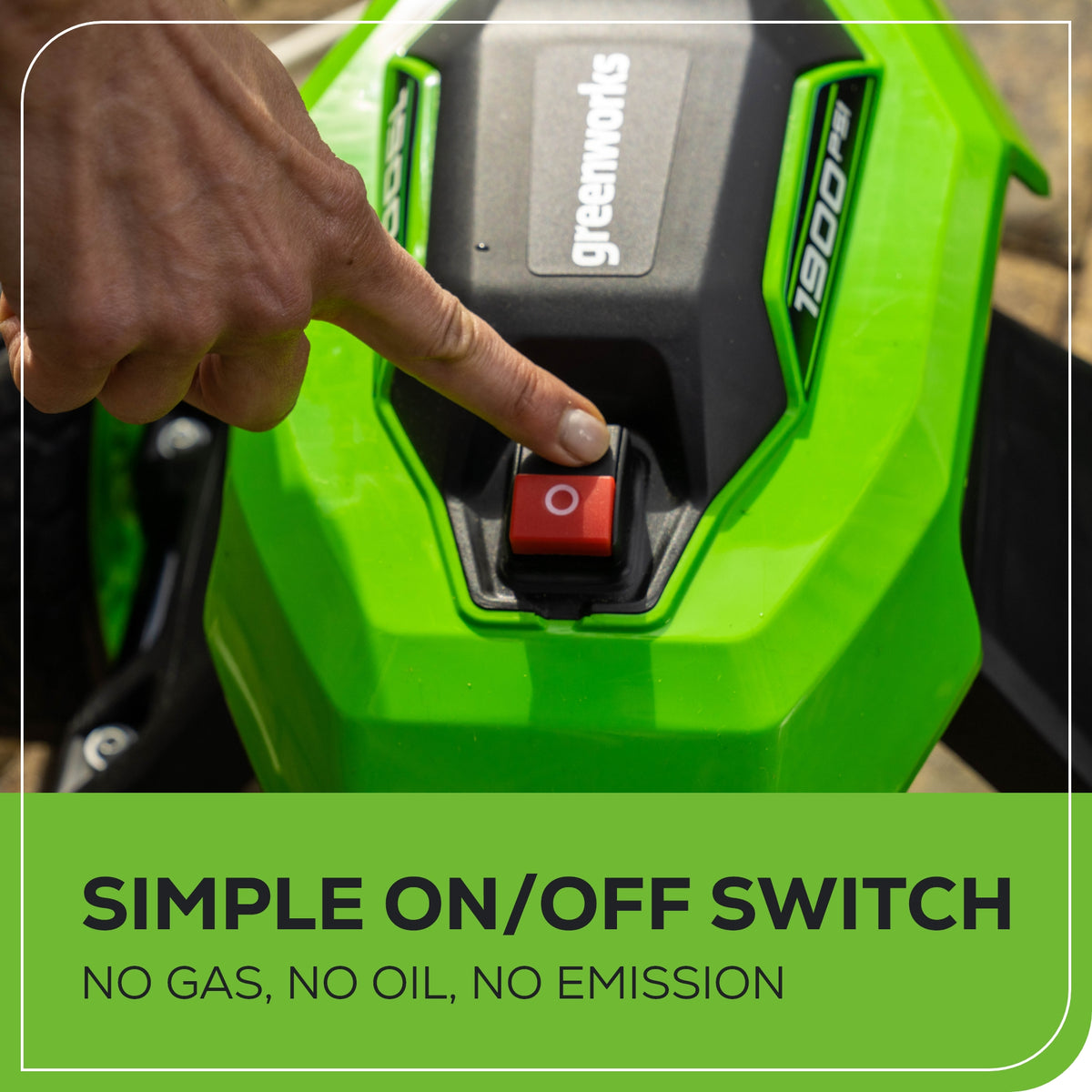 OPEN BOX 1900 PSI 1.2 GPM Cold Water Electric Pressure Washer