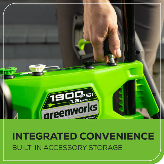 OPEN BOX 1900 PSI 1.2 GPM Cold Water Electric Pressure Washer