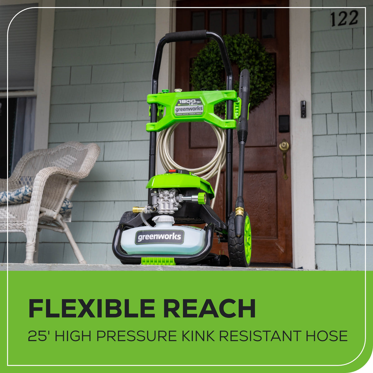 OPEN BOX 1900 PSI 1.2 GPM Cold Water Electric Pressure Washer