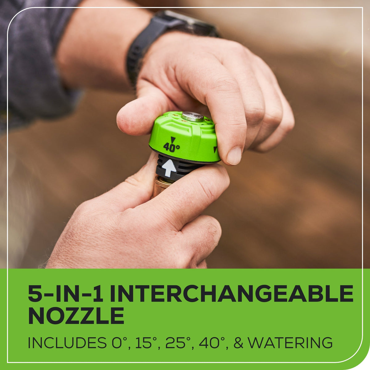 OPEN BOX 24V 600 PSI 0.8 GPM Cold Water Cordless Power Cleaner w/ 4.0 Ah USB Battery & Charger