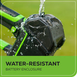 24V 600-PSI Cordless Power Cleaner: (2) 2.0 Ah Batteries and Charger