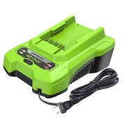 <h3>2A Charger</h3><p>Fully recharge your 2.0Ah battery in 60 minutes.</p>