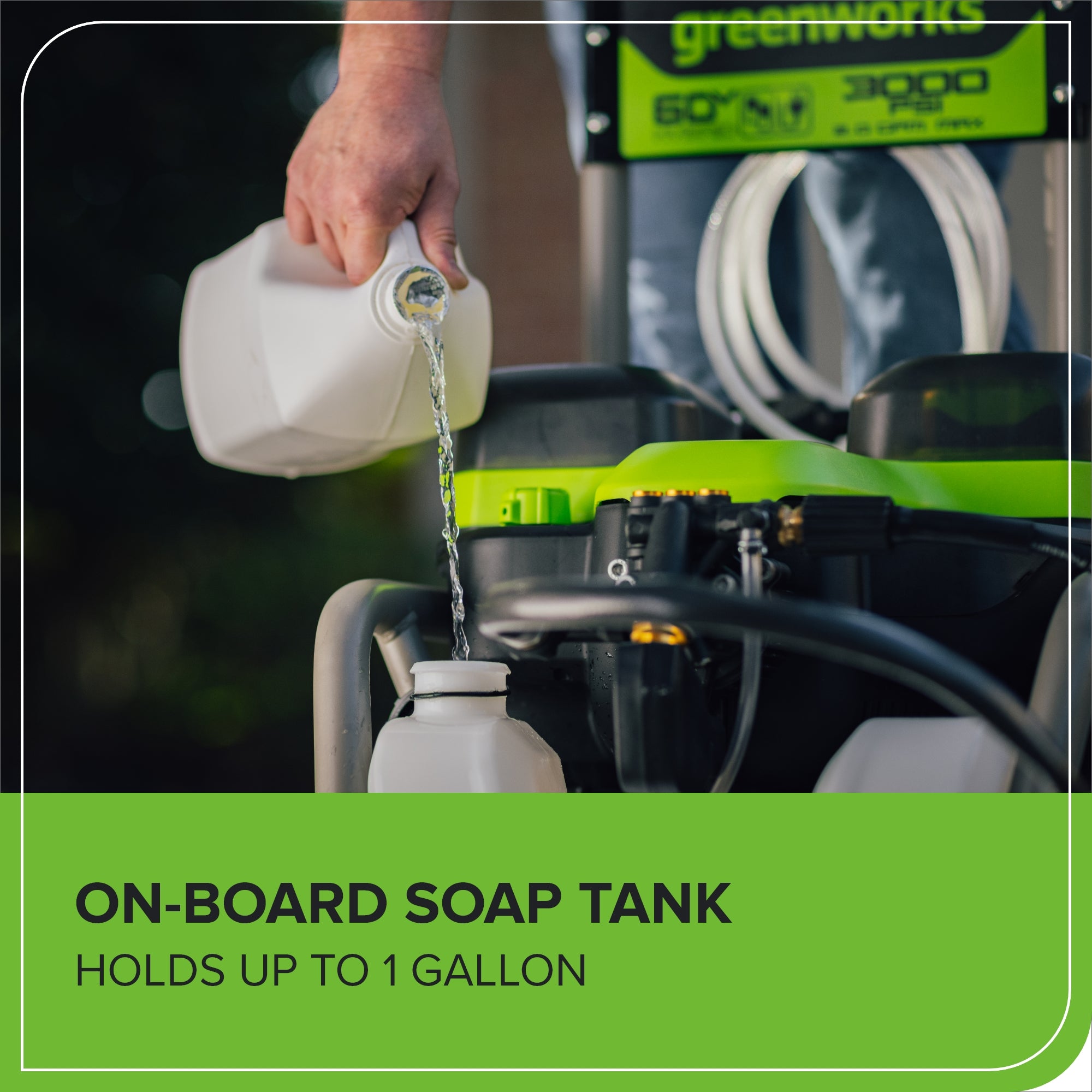 Corded/60V 3000-PSI 2.0 GPM Electric Pressure Washer w/ (2) 5.0Ah Batteries & Dual-Port Charger