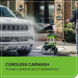 Corded/60V Hybrid 3000-PSI 2.0 GPM Electric Pressure Washer w/ (2) 5.0Ah Batteries & Dual-Port Charger