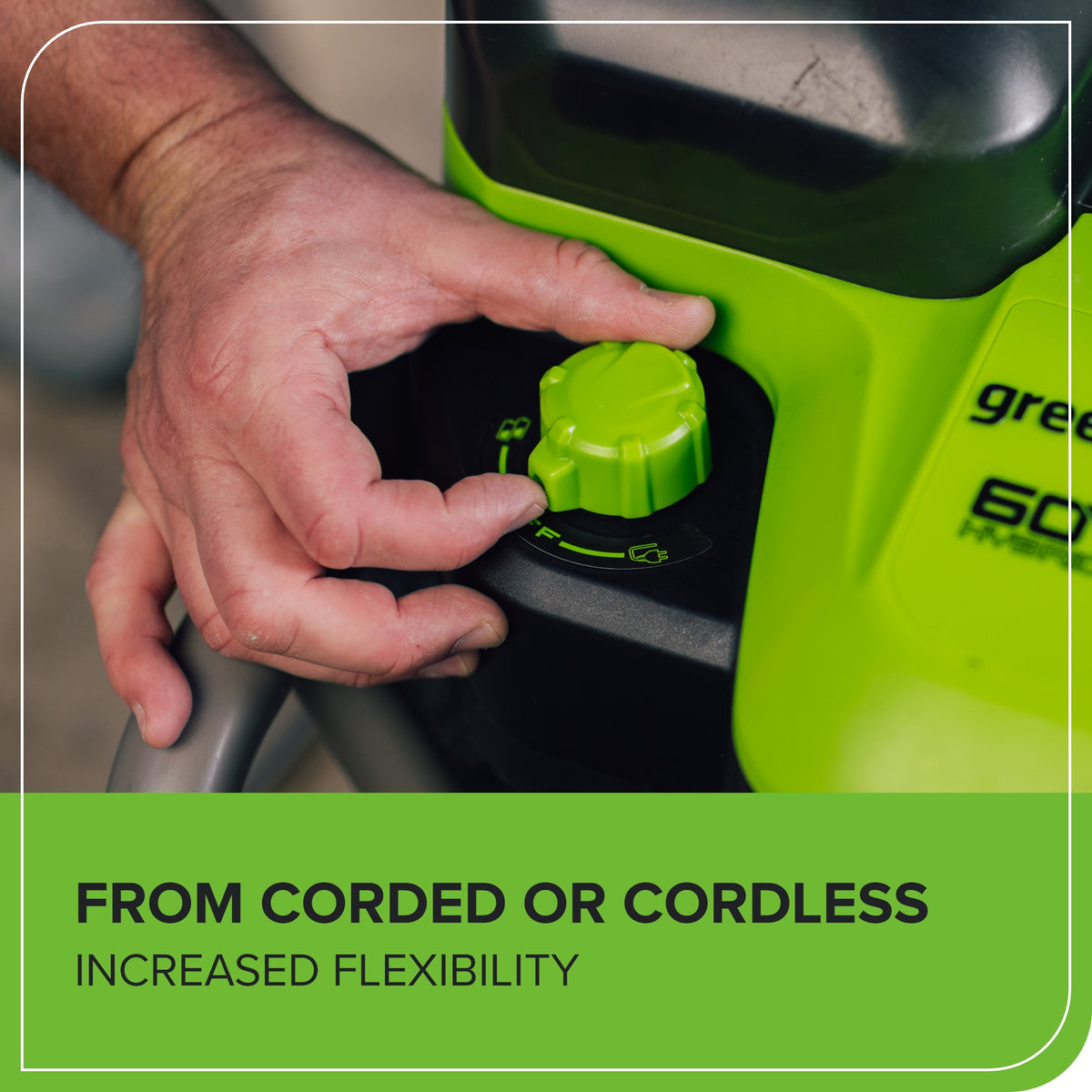 Corded/60V Hybrid 3000-PSI 2.0 GPM Electric Pressure Washer w/ (2) 5.0Ah Batteries & Dual-Port Charger