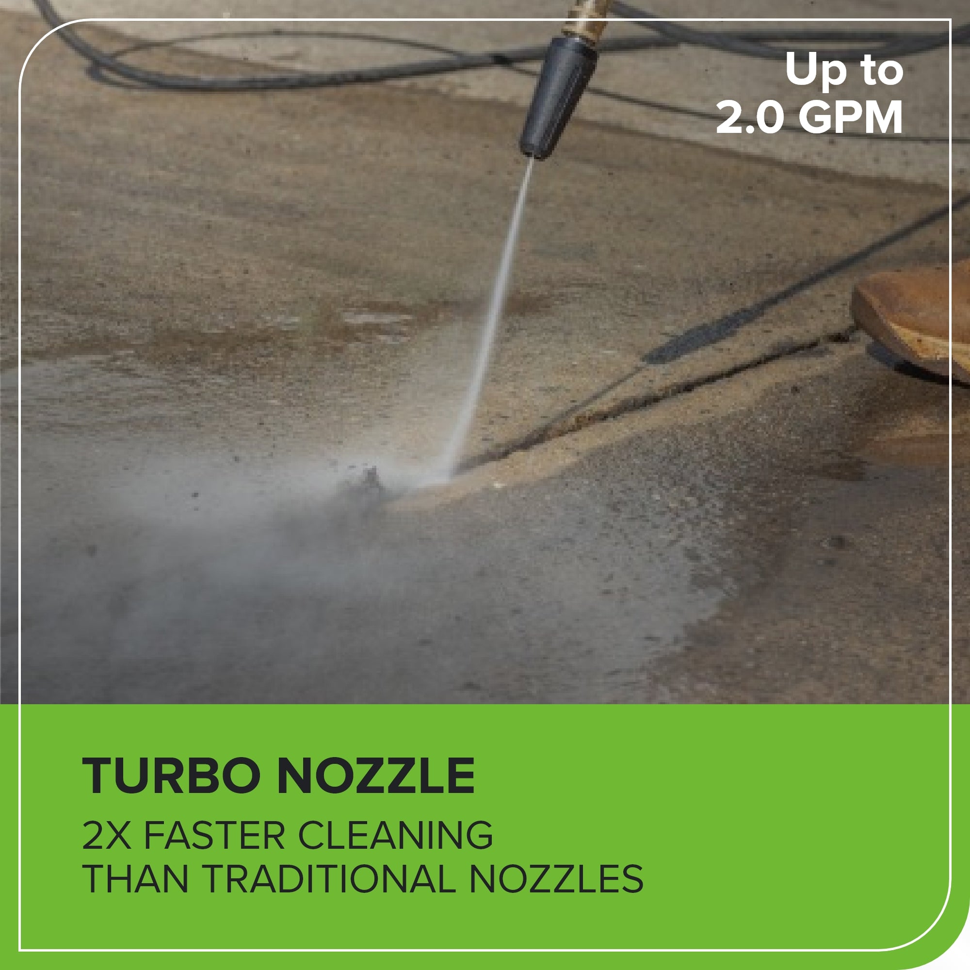 Corded/60V 3000-PSI 2.0 GPM Electric Pressure Washer w/ (2) 5.0Ah Batteries & Dual-Port Charger