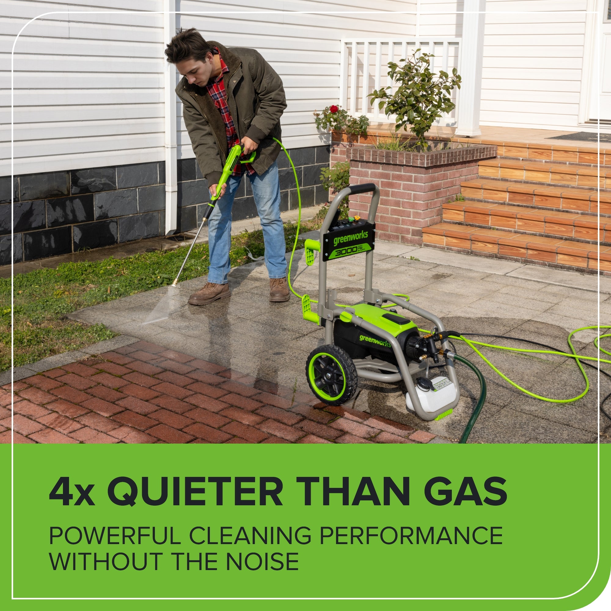 3000-PSI 2.0 GPM Pressure Washer(Gen 2) | Greenworks Tools