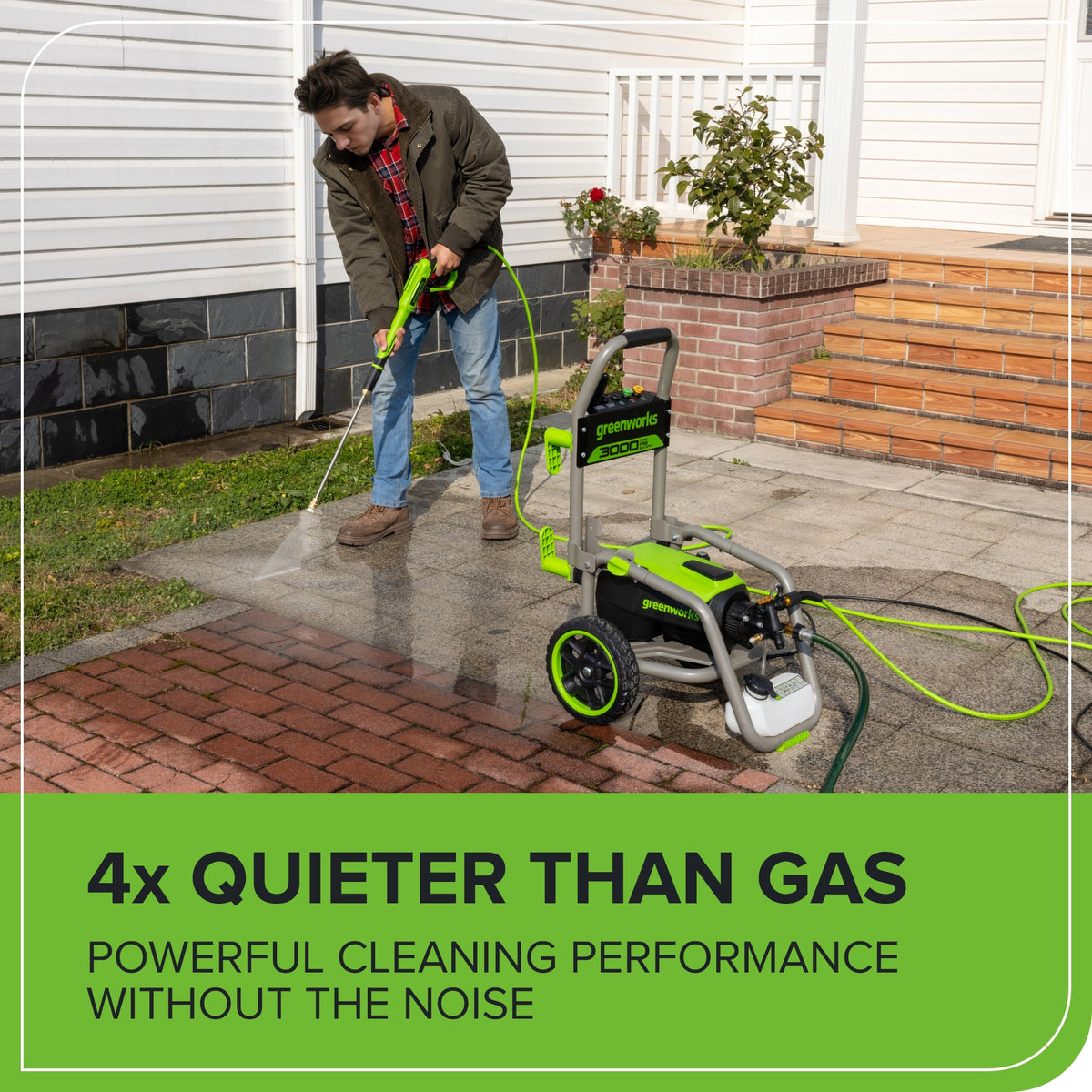 3000-PSI 2.0 GPM Pressure Washer(Gen 2) | Greenworks Tools