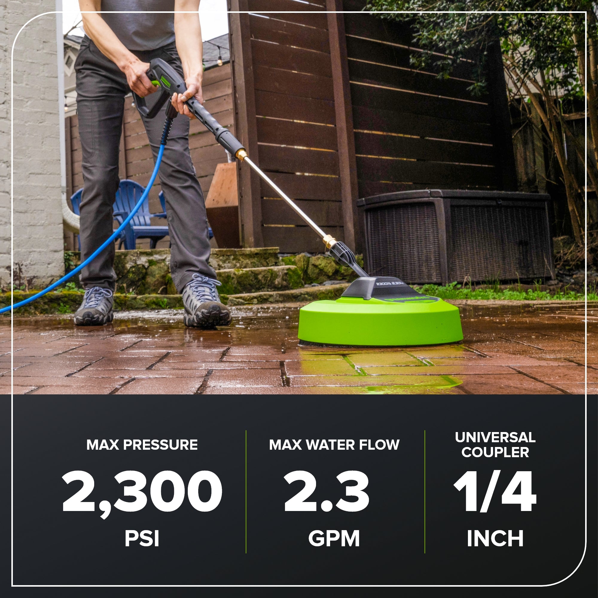 Universal 12" Rotating Surface Cleaner