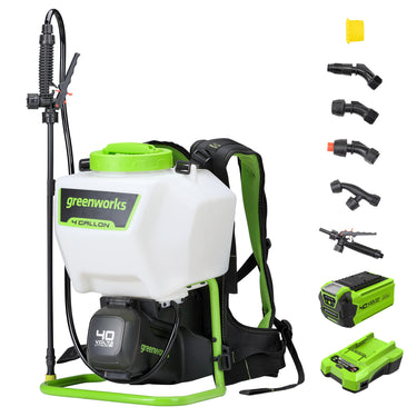40V Cordless Battery Backpack Sprayer w/ 2.0Ah USB Battery & Charger