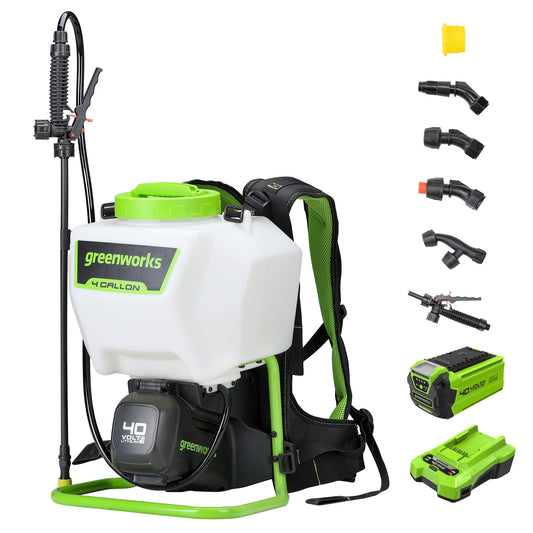 40V Cordless Battery Backpack Sprayer w/ 2.0Ah USB Battery & Charger
