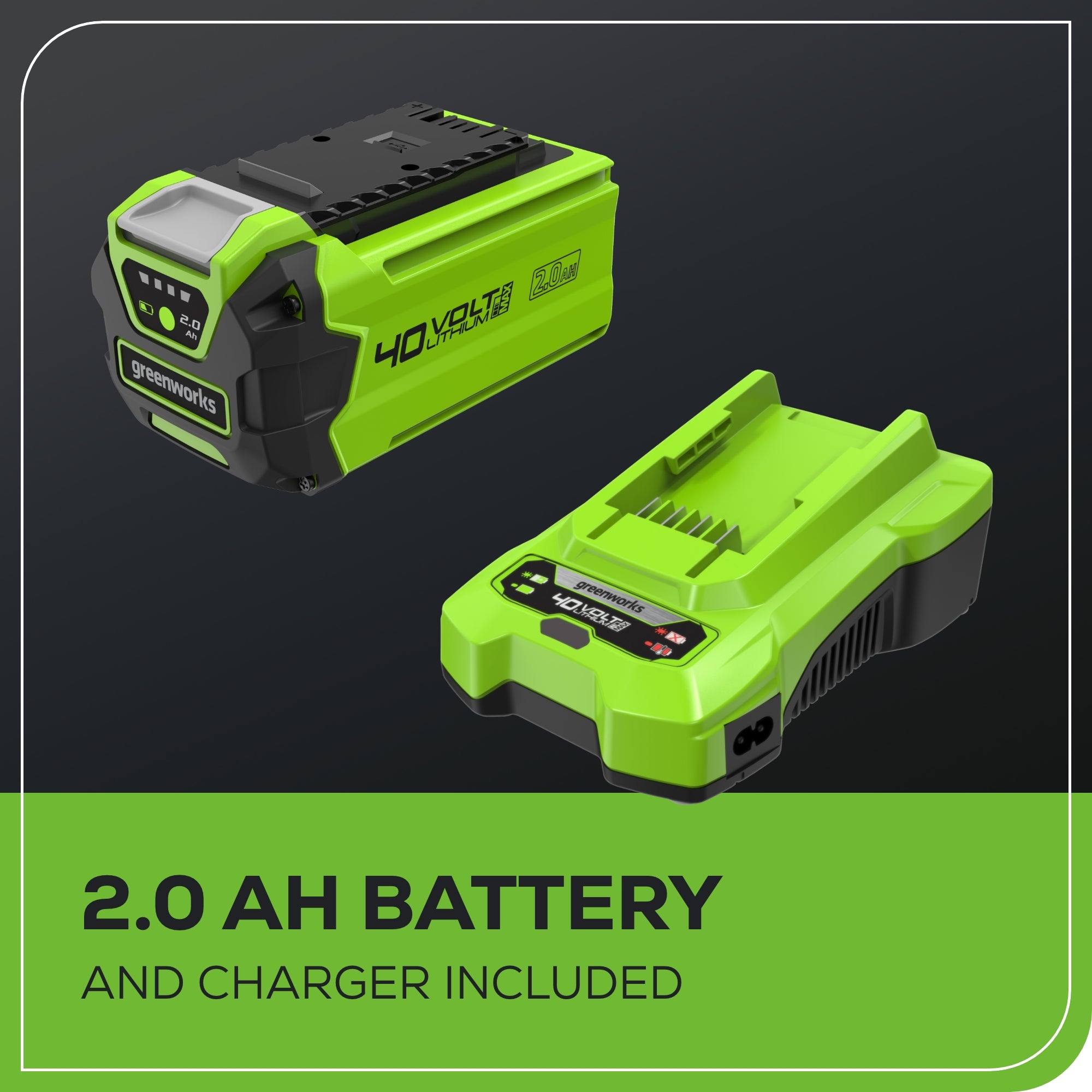 40V Cordless Battery Backpack Sprayer w/ 2.0Ah USB Battery & Charger