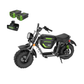 60V STEALTH Series Electric Mini Bike w/ (2) 8.0Ah Batteries & Dual-Port Rapid Charger