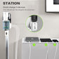 24V Cordless Battery White Stick Vacuum 3-in-1 Bundle w/ Two (2) 4.0Ah USB Batteries & Charging Stand
