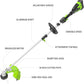 40V 16" Gen2 Attachment Capable String Trimmer w/ 4Ah Battery & Charger