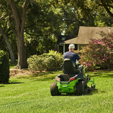 80V 42" Cordless Battery CrossoverZ Zero Turn Lawn Mower, (6) 4Ah Batteries and (3) Dual-Port Turbo Chargers, CRZ4281