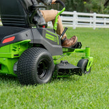 80V 42" Cordless Battery CrossoverZ Zero Turn Lawn Mower, (6) 4Ah Batteries and (3) Dual-Port Turbo Chargers, CRZ4281
