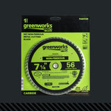 Pro 56-Tooth 7-1/4" Demolition Circular Saw Blade with Construction-Grade Carbide Teeth