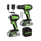 24V Cordless Battery Drill / Driver and Impact Driver w/ Two (2) 2.0Ah Batteries & Charger