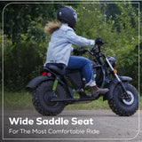 80V STEALTH Series Electric Mini-Bike w/ (2) 8.0Ah Batteries & Dual-Port Rapid Charger