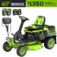 60V 30” CrossoverT Riding Lawn Tractor with (2) 8.0 Ah, (2) 4.0 Ah Batteries & 600-Watt Charger