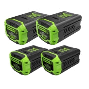 <h3> (2) 8.0Ah & (2) 4.0 Ah Batteries</h3><p>Cuts up to 1.25 acre with  (2) 8.0Ah & (2) 4.0 Ah Batteries .</p>