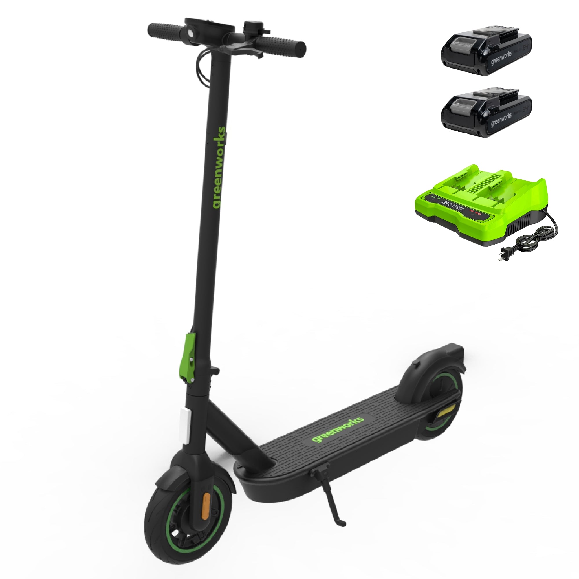 48V (24V x 2) STEALTH Series Electric Scooter w/ (2)4.0Ah Batteries and Dual Port Charger